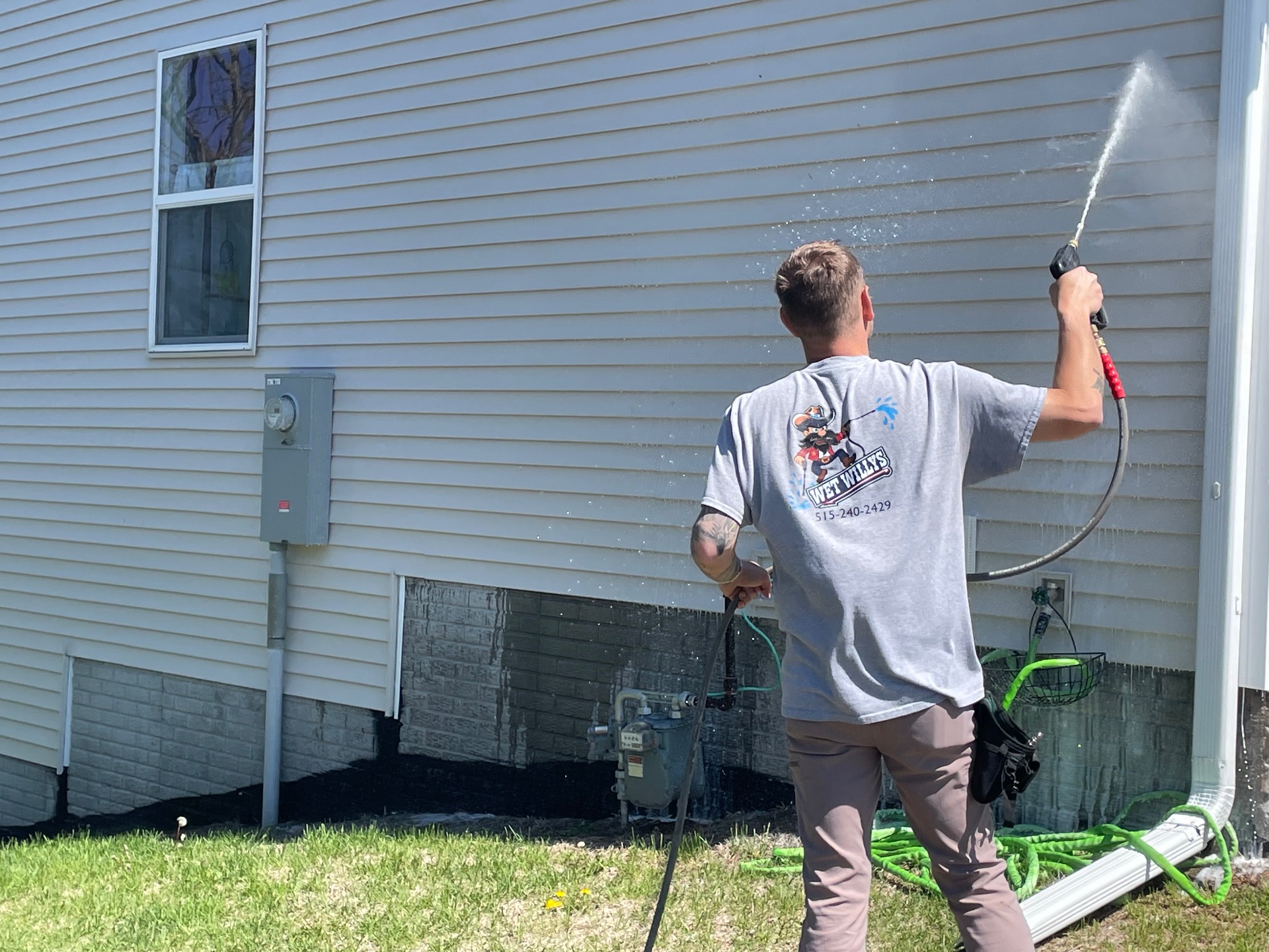 Soft Wash Siding Cleaning