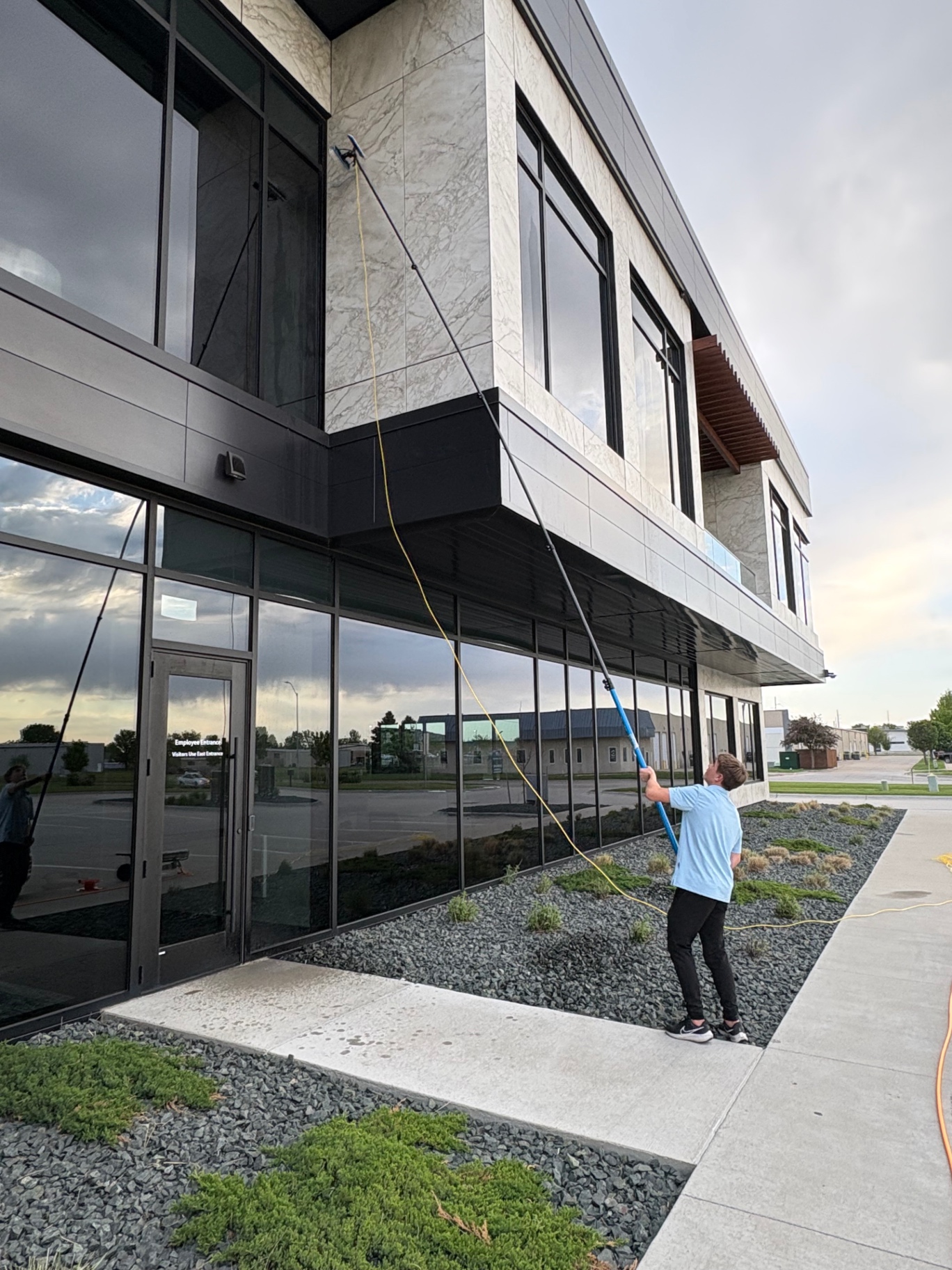 Commercial Window Cleaning — Storefront